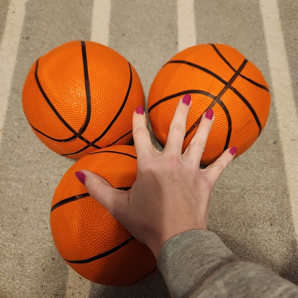 Mini Orange Basketball Set - Picture 2 of 2